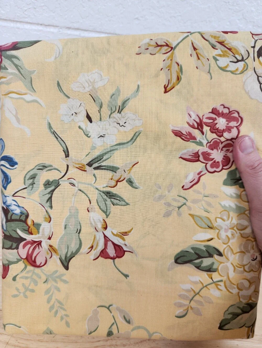Pottery Barn Elodie Duvet Sz F/Q Cottagecore French Country NOS 100% Cotton